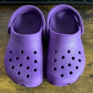Purple Toddler Crocs